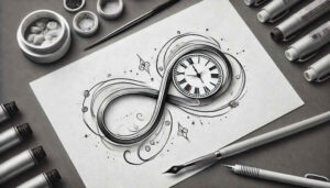 eternal-symbol-tiny-detail-for-spine – tattoo design ideas free ai generated – Gallery: infinity-signs-inkby-ai