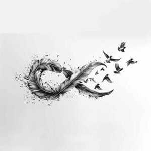 geometric-infinity-subtle-motif-for-lower-back – tattoo design ideas free ai generated – Gallery: infinity-signs-inkby-ai