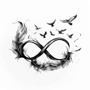 infinity-spiritual-design-for-men-subtle-for-scapula – tattoo design ideas free ai generated – Gallery: infinity-signs-inkby-ai
