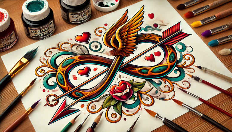endless-loop-minimalist-for-back-shoulder – tattoo design ideas free ai generated – Gallery: infinity-signs-inkby-ai