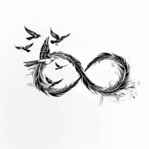 infinity-symbol-art-airy-touch-for-back – tattoo design ideas free ai generated – Gallery: infinity-signs-inkby-ai