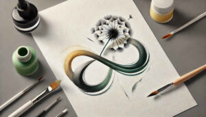 infinity-pattern-tattoo-few-strokes-for-thigh – tattoo design ideas free ai generated – Gallery: infinity-signs-inkby-ai