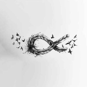 infinity-with-dots-point-minimal-for-hip – tattoo design ideas free ai generated – Gallery: infinity-signs-inkby-ai