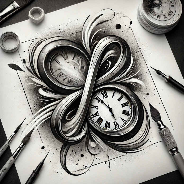 infinity-and-unity-micro-tattoo-for-fingers – tattoo design ideas free ai generated – Gallery: infinity-signs-inkby-ai