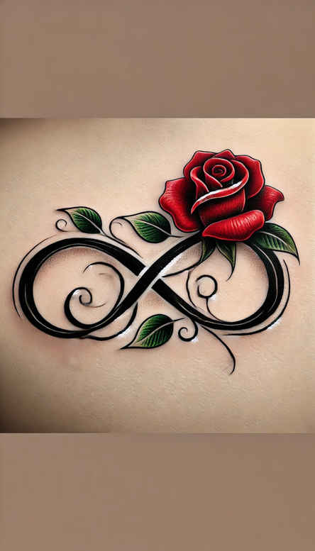 artistic-infinity-tattoo-discreet-for-lower-thigh – tattoo design ideas free ai generated – Gallery: infinity-signs-inkby-ai