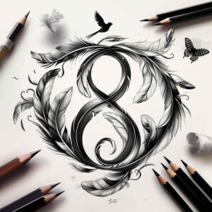 never-ending-sign-quiet-for-forearm – tattoo design ideas free ai generated – Gallery: infinity-signs-inkby-ai