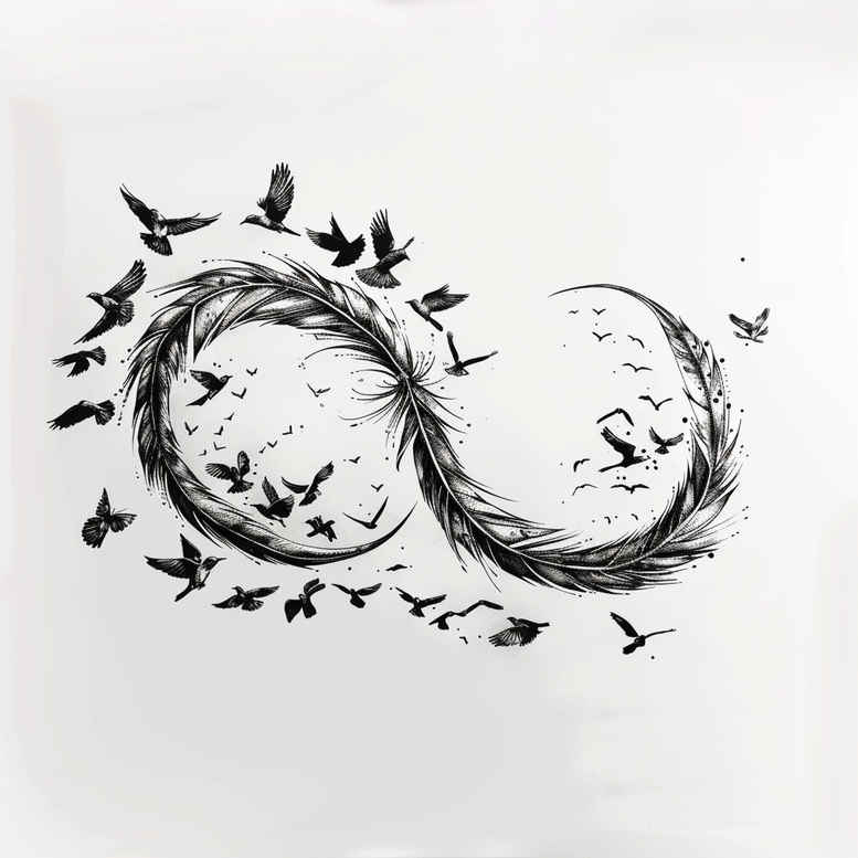 geometric-infinity-gentle-for-wrist-side – tattoo design ideas free ai generated – Gallery: infinity-signs-inkby-ai