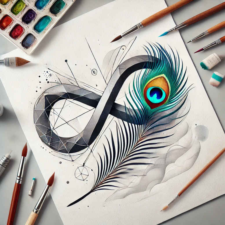 eternal-symbol-quiet-for-upper-shoulder – tattoo design ideas free ai generated – Gallery: infinity-signs-inkby-ai