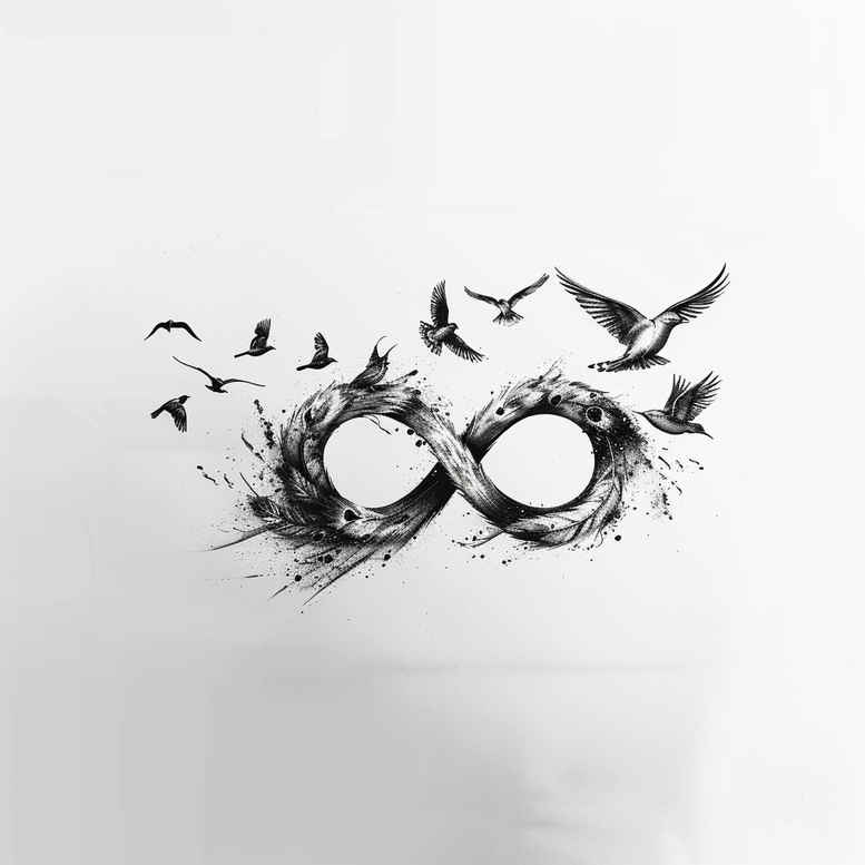 symbolic-infinity-outline-only-for-back-of-neck – tattoo design ideas free ai generated – Gallery: infinity-signs-inkby-ai