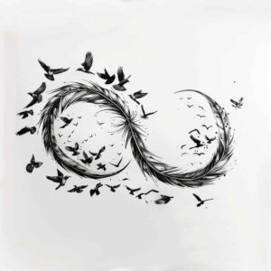 infinity-and-unity-symbol-mark-for-collarbone – tattoo design ideas free ai generated – Gallery: infinity-signs-inkby-ai
