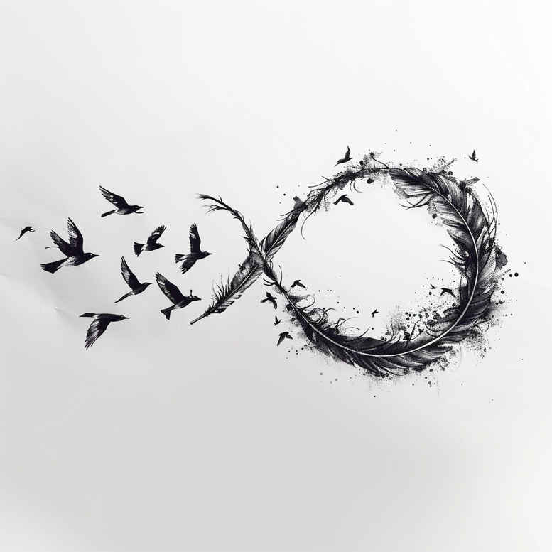 infinity-tattoo-quiet-for-elbow – tattoo design ideas free ai generated – Gallery: infinity-signs-inkby-ai