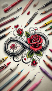 infinity-tattoo-crisp-outline-for-lower-arm – tattoo design ideas free ai generated – Gallery: infinity-signs-inkby-ai