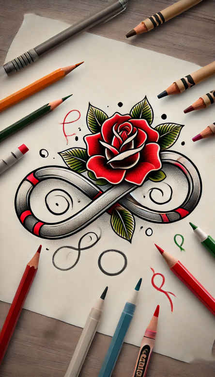 infinity-tattoo-simple-dot-for-behind-ear – tattoo design ideas free ai generated – Gallery: infinity-signs-inkby-ai