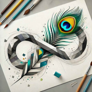 eternal-loop-tattoo-no-excess-for-nape – tattoo design ideas free ai generated – Gallery: infinity-signs-inkby-ai