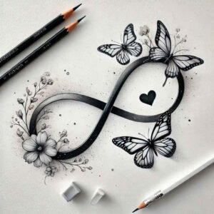 infinity-and-spirit-micro-tattoo-for-neck – tattoo design ideas free ai generated – Gallery: infinity-signs-inkby-ai