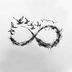 infinity-with-waves-unembellished-for-full-back – tattoo design ideas free ai generated – Gallery: infinity-signs-inkby-ai