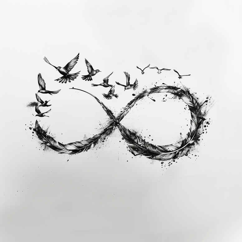 infinity-with-waves-unembellished-for-full-back – tattoo design ideas free ai generated – Gallery: infinity-signs-inkby-ai