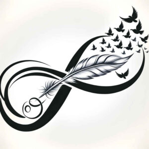 abstract-infinity-thin-script-for-lower-leg – tattoo design ideas free ai generated – Gallery: infinity-signs-inkby-ai