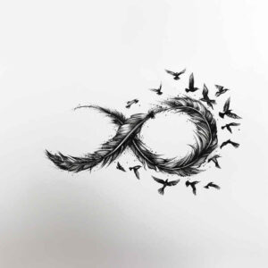 never-ending-sign-micro-line-for-collarbone – tattoo design ideas free ai generated – Gallery: infinity-signs-inkby-ai