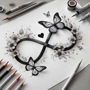 geometric-infinity-simple-form-for-stomach – tattoo design ideas free ai generated – Gallery: infinity-signs-inkby-ai