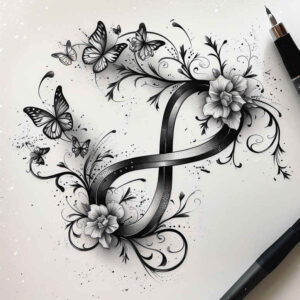 infinity-symbol-outline-ultra-thin-for-lower-chest – tattoo design ideas free ai generated – Gallery: infinity-signs-inkby-ai