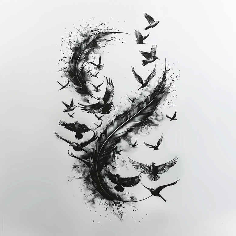 infinity-motif-discreet-for-lower-thigh – tattoo design ideas free ai generated – Gallery: infinity-signs-inkby-ai