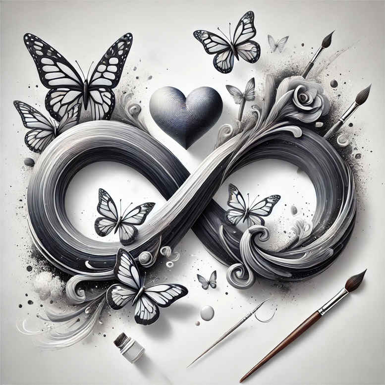 infinity-emblem-pinprick-for-stomach – tattoo design ideas free ai generated – Gallery: infinity-signs-inkby-ai