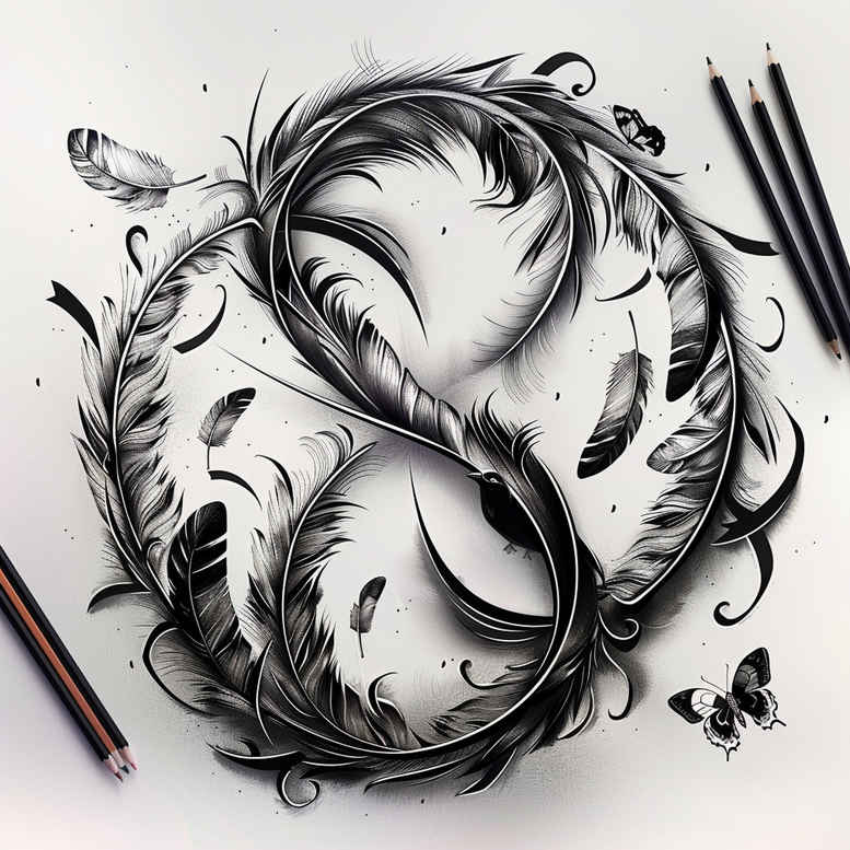 infinity-signs tattoo design ideas diminutive everlasting for foot