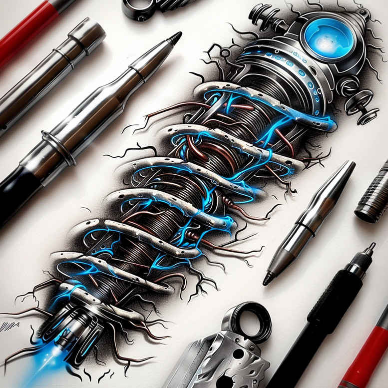 Biomechanika - Free tattoo design ideas ai genereted - inkby.ai