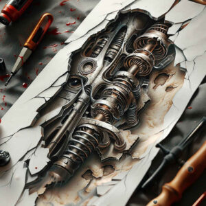 Biomechanika - Free tattoo design ideas ai genereted - inkby.ai