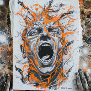 Surrealistyczne postacie - Free tattoo design ideas ai genereted - inkby.ai