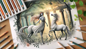 Surrealistyczne postacie - Free tattoo design ideas ai genereted - inkby.ai