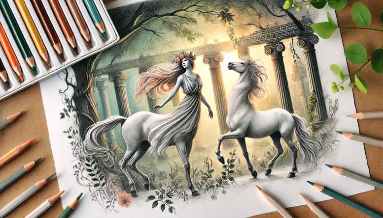 Surrealistyczne postacie - Free tattoo design ideas ai genereted - inkby.ai