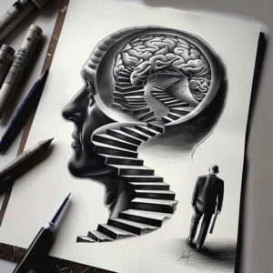 Surrealistyczne postacie - Free tattoo design ideas ai genereted - inkby.ai