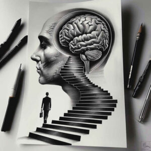 Surrealistyczne postacie - Free tattoo design ideas ai genereted - inkby.ai