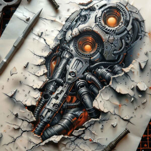 Biomechanika - Free tattoo design ideas ai genereted - inkby.ai
