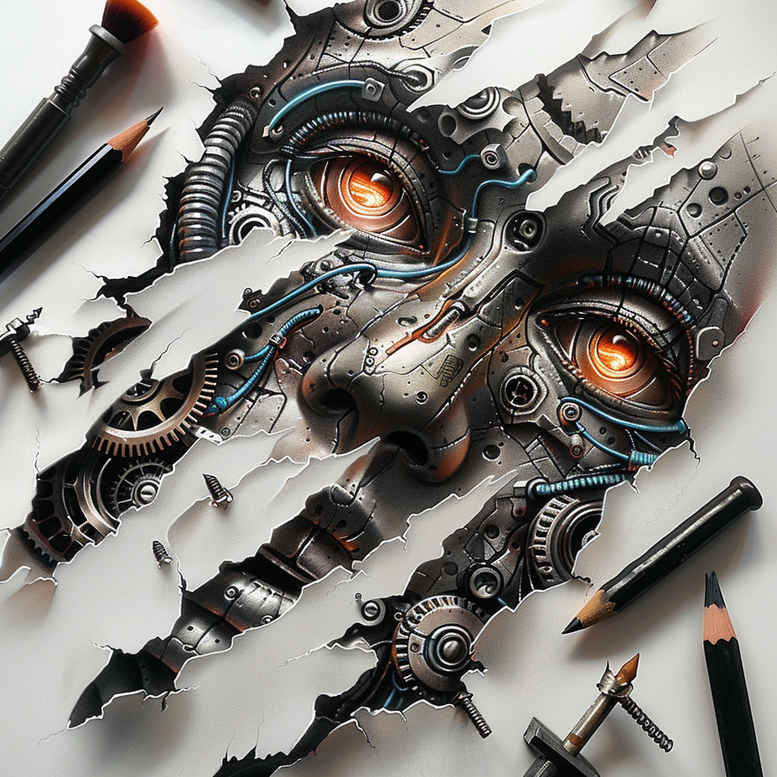 Biomechanika - Free tattoo design ideas ai genereted - inkby.ai