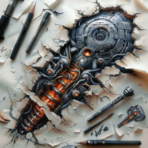 Biomechanika - Free tattoo design ideas ai genereted - inkby.ai