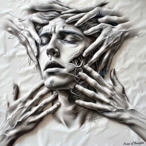 Surrealistyczne postacie - Free tattoo design ideas ai genereted - inkby.ai