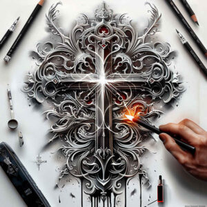 Krzyże - Free tattoo design ideas ai genereted - inkby.ai