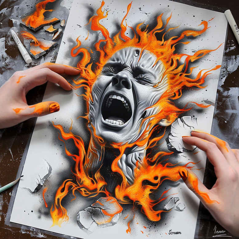 Surrealistyczne postacie - Free tattoo design ideas ai genereted - inkby.ai