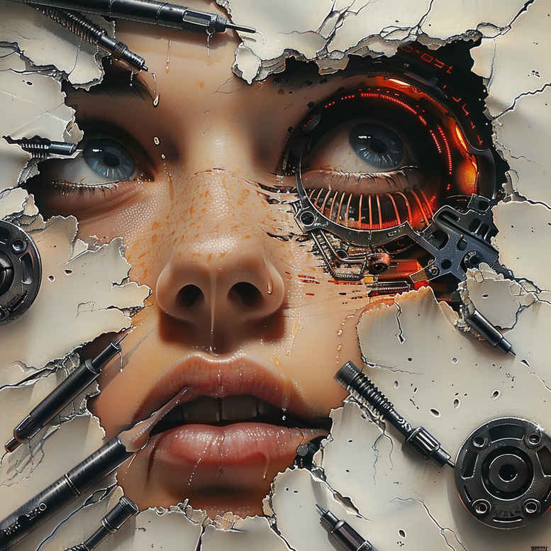 Biomechanika - Free tattoo design ideas ai genereted - inkby.ai