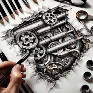 Biomechanika - Free tattoo design ideas ai genereted - inkby.ai