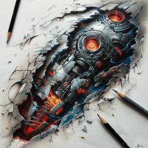 Biomechanika - Free tattoo design ideas ai genereted - inkby.ai