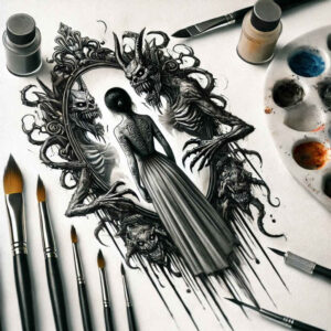Inne mroczne - Free tattoo design ideas ai genereted - inkby.ai