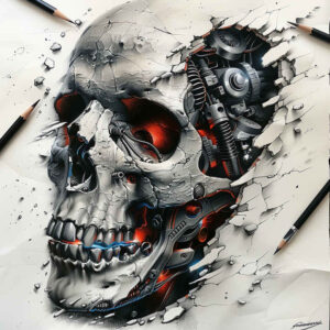 Biomechanika - Free tattoo design ideas ai genereted - inkby.ai