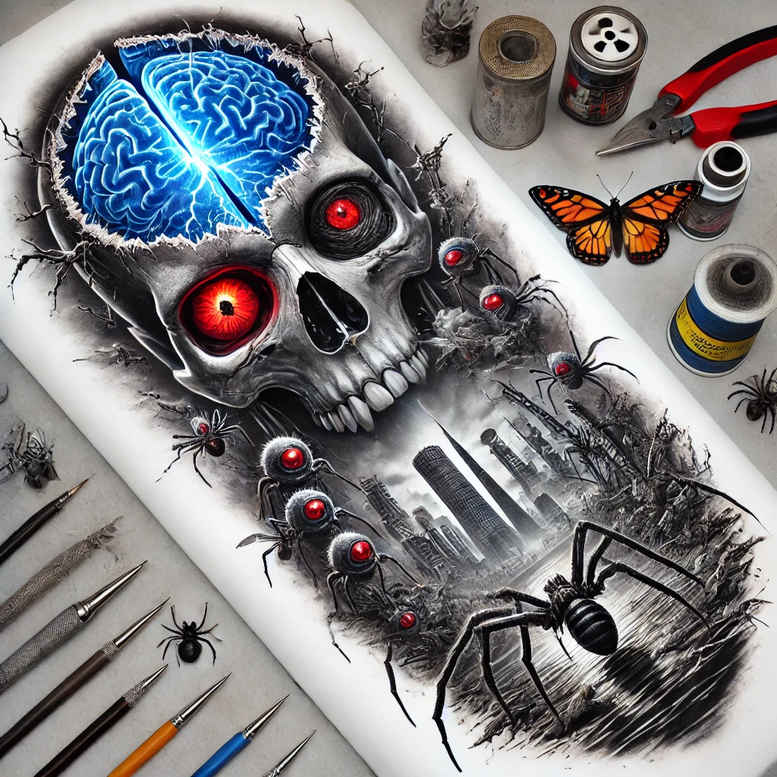 Inne mroczne - Free tattoo design ideas ai genereted - inkby.ai