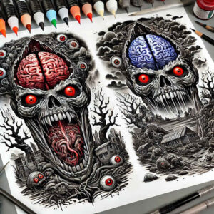 Inne mroczne - Free tattoo design ideas ai genereted - inkby.ai
