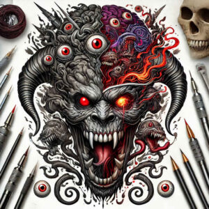 Inne mroczne - Free tattoo design ideas ai genereted - inkby.ai
