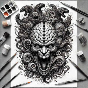 Inne mroczne - Free tattoo design ideas ai genereted - inkby.ai